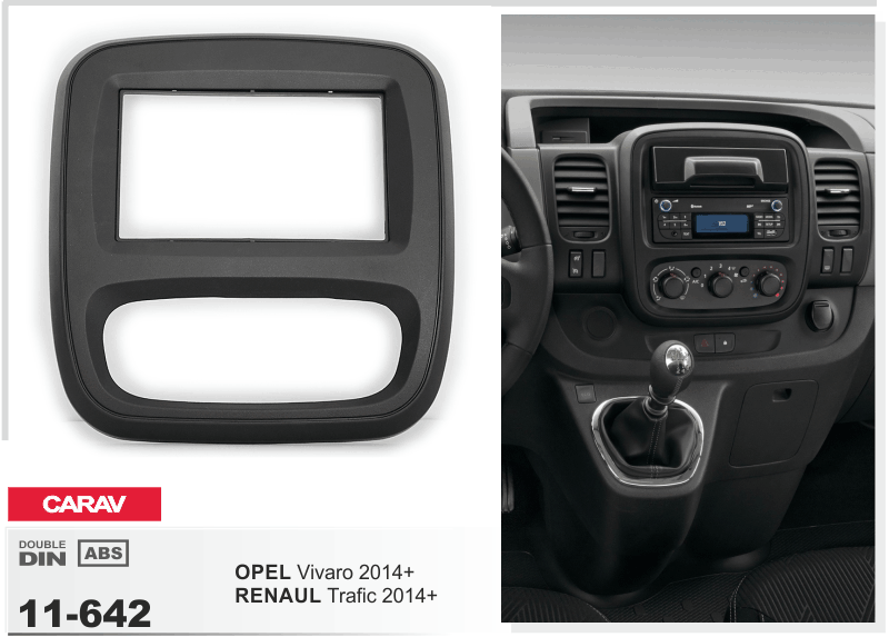 Переходная рамка Opel Vivaro Carav 11-642