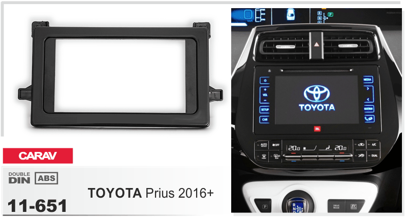 Переходная рамка Toyota Prius Carav 11-651