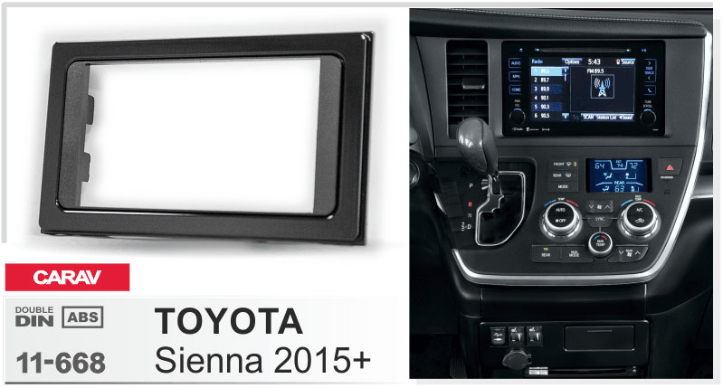 Перехідна рамка Toyota Sienna Carav 11-668