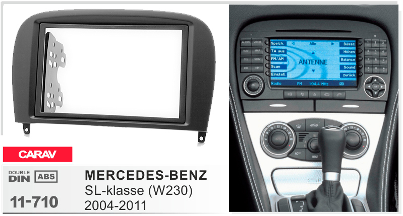 Переходная рамка Mercedes SL-Klasse Carav 11-710