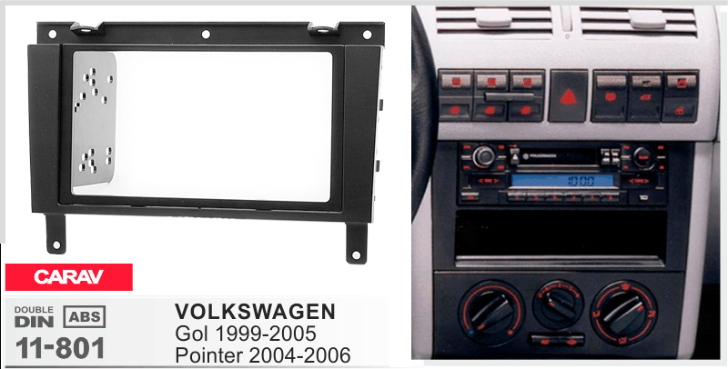 Переходная рамка Volkswagen Pointer Carav 11-801