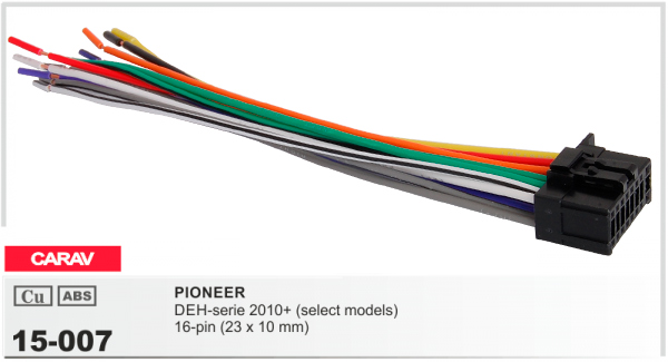 Разъем для магнитолы Pioneer Carav 15-007