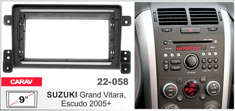 Перехідна рамка Suzuki Grand Vitara Carav 22-058