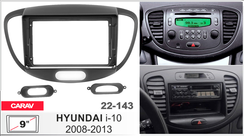 Перехідна рамка Hyundai i10 Carav 22-143