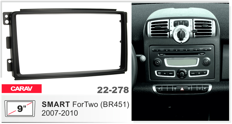 Перехідна рамка Smart ForTwo Carav 22-278
