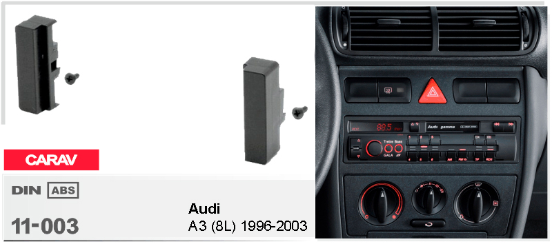 Перехідна рамка Audi A3 Carav 11-003