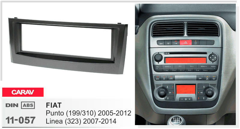 Перехідна рамка Fiat Punto, Linea Carav 11-057