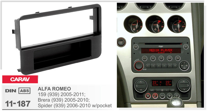 Перехідна рамка Alfa Romeo 159, Brera Carav 11-187