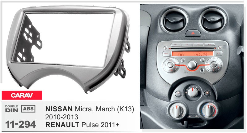 Переходная рамка Nissan Micra, March Carav 11-294