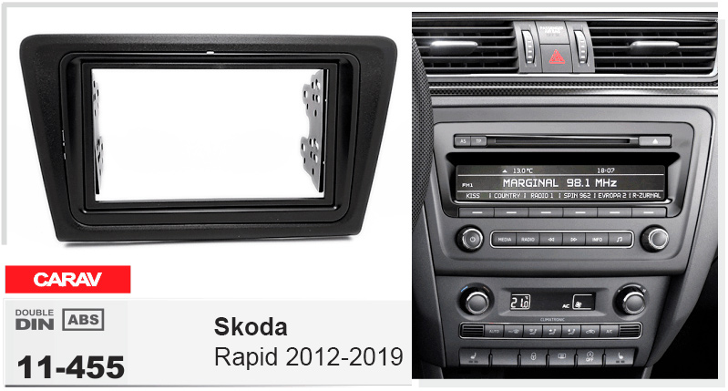 Перехідна рамка Skoda Rapid Carav 11-455