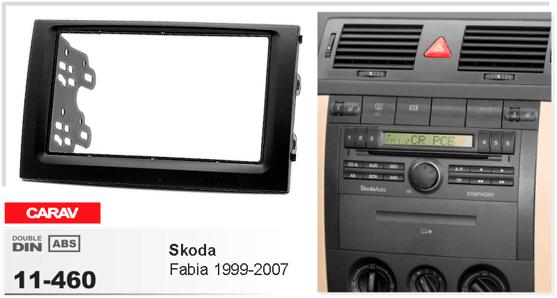 Перехідна рамка Skoda Fabia Carav 11-460