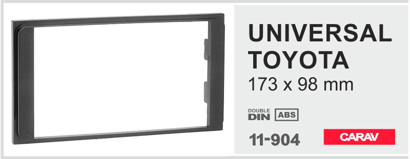 Перехідна рамка для автомобілів Toyota Carav 11-904