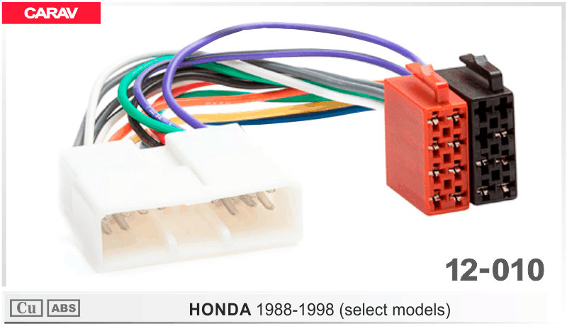 Перехідник ISO Honda Carav 12-010