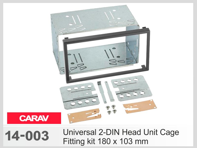Универсальный набор для крепления 2 DIN магнитол Carav 14-003