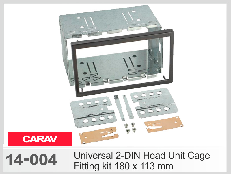 Универсальный набор для крепления 2 DIN магнитол Carav 14-004