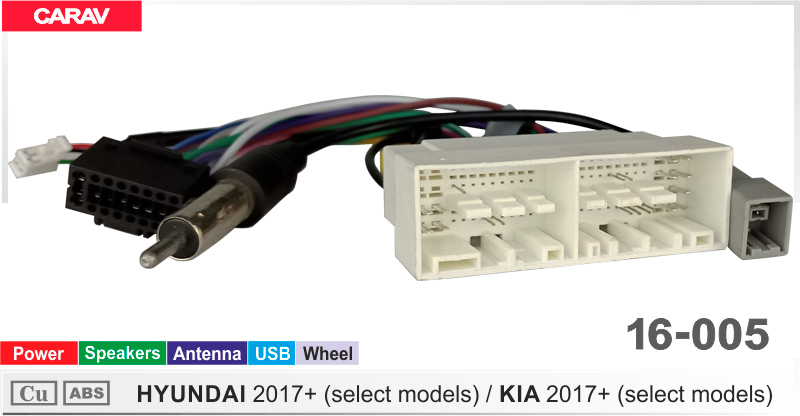 Перехідник для магнітол 9", 10.1" KIA, Hyundai Carav 16-005