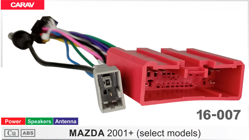 Переходник для магнитол 9", 10.1" Mazda Carav 16-007