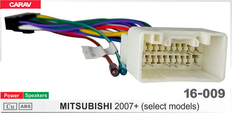 Переходник для магнитол 9", 10.1" Mitsubishi Carav 16-009