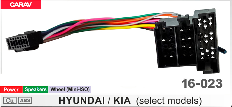 Перехідник для магнітол 9", 10.1" Hyundai, KIA Carav 16-023