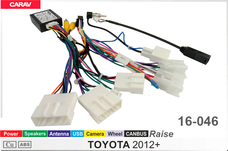 Переходник для магнитол 9", 10.1" Toyota Carav 16-046