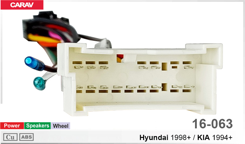 Перехідник для магнітол 9", 10.1" Hyundai, KIA Carav 16-063