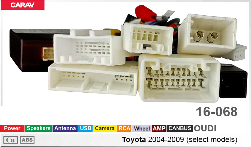 Переходник для магнитол 9", 10.1" Toyota Carav 16-068