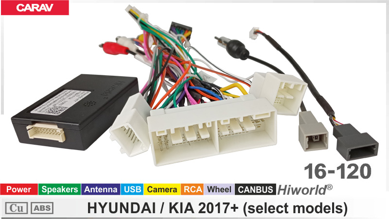 Перехідник для магнітол 9", 10.1" Hyundai, KIA Carav 16-120