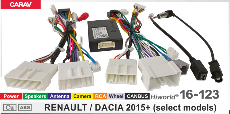 Перехідник для магнітол 9", 10.1" Renault, Dacia Carav 16-123