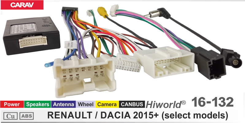 Перехідник для магнітол 9", 10.1" Renault, Dacia Carav 16-132