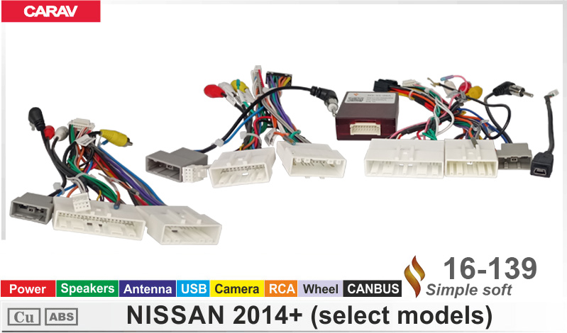 Переходник для магнитол 9", 10.1" Nissan Carav 16-139