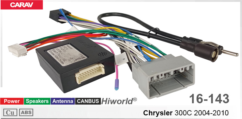 Переходник для магнитол 9", 10.1" Chrysler 300C Carav 16-143