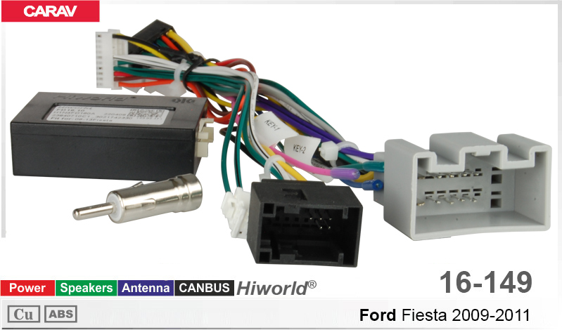 Перехідник для магнітол 9", 10.1" Ford Fiesta Carav 16-149