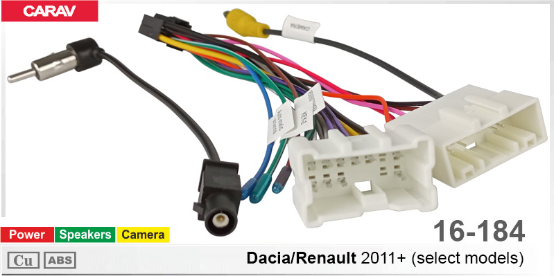 Переходник для магнитол 9", 10.1" Renault, Dacia Carav 16-184