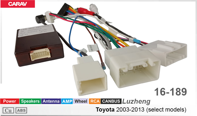 Переходник для магнитол 9", 10.1" Toyota Carav 16-189