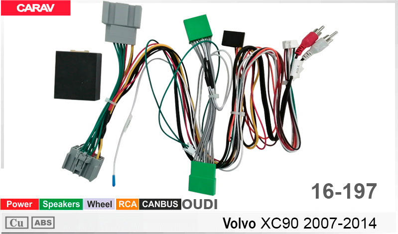 Перехідник для магнітол 9", 10.1" Volvo XC90 Carav 16-197