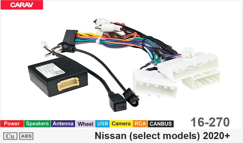Переходник для магнитол 9", 10.1" Nissan Sylphy, Qashqai Carav 16-270