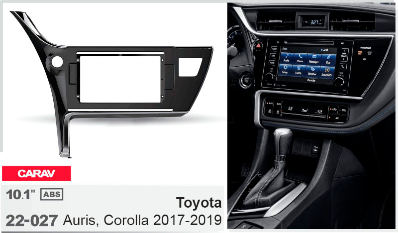 Перехідна рамка Toyota Auris, Corolla Carav 22-027