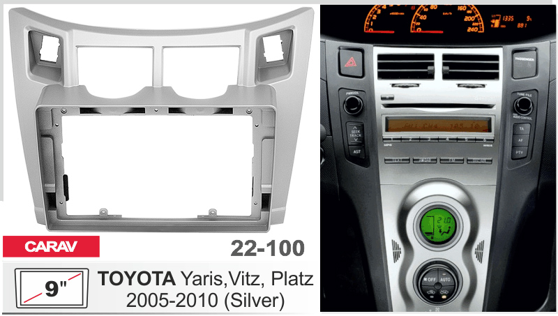 Перехідна рамка Toyota Yaris Carav 22-100