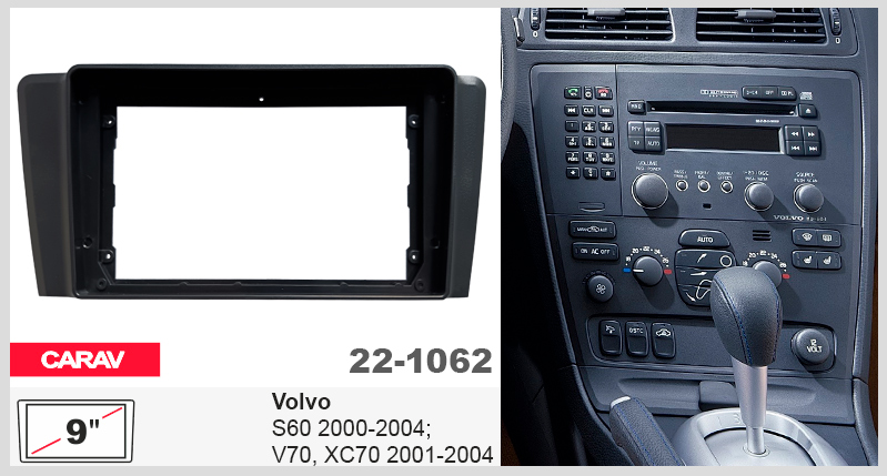 Перехідна рамка Volvo S60, V70, XC70 Carav 22-1062