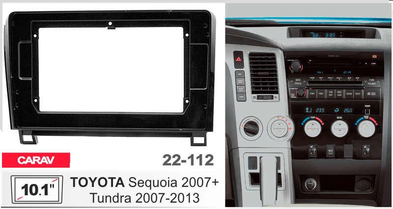 Перехідна рамка Toyota Tundra, Sequoia Carav 22-112
