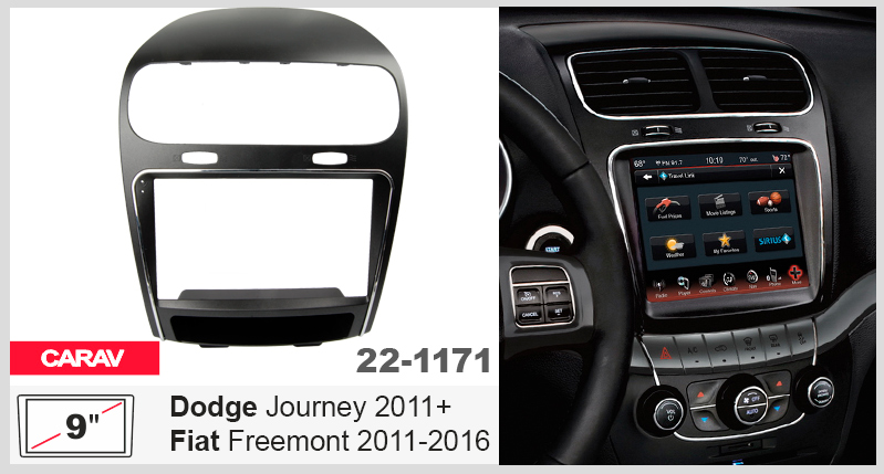 Перехідна рамка Dodge Journey, Fiat Freemont Carav 22-1171
