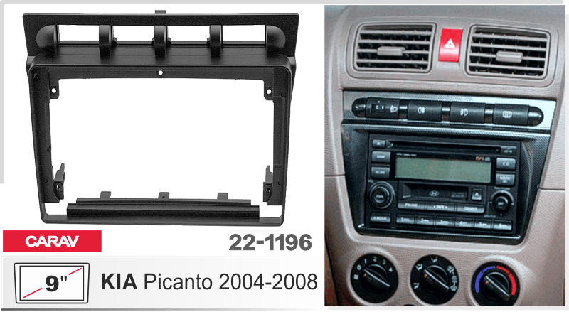 Перехідна рамка KIA Picanto Carav 22-1196