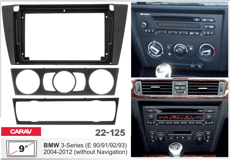 Переходная рамка BMW 3 Series (E90, E91, E92, E93) Carav 22-125