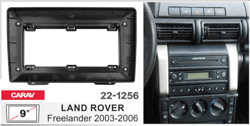 Перехідна рамка Land Rover Freelander Carav 22-1256