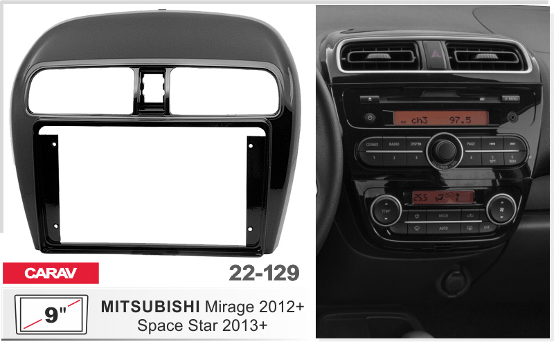 Переходная рамка Mitsubishi Space Star Carav 22-129