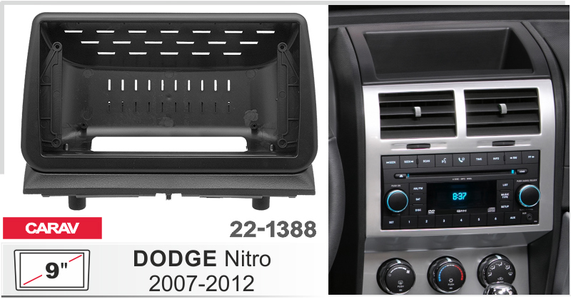 Перехідна рамка Dodge Nitro Carav 22-1388