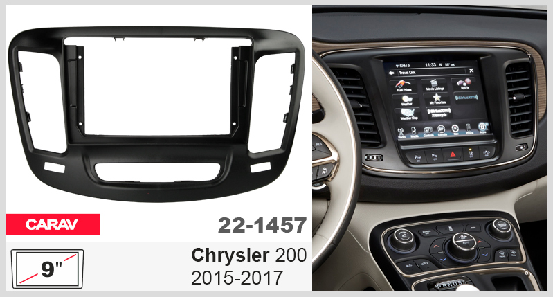 Перехідна рамка Chrysler 200 Carav 22-1457