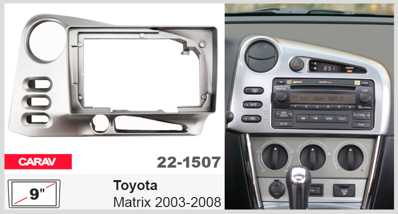 Перехідна рамка Toyota Matrix Carav 22-1507