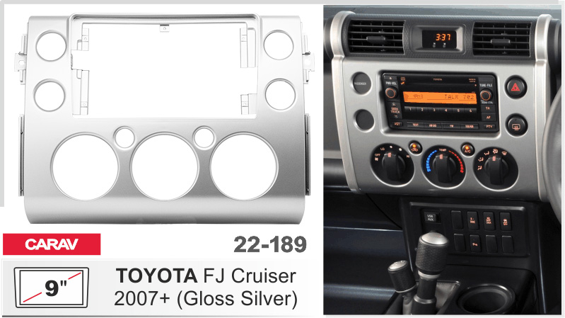 Перехідна рамка Toyota FJ Cruiser Carav 22-189