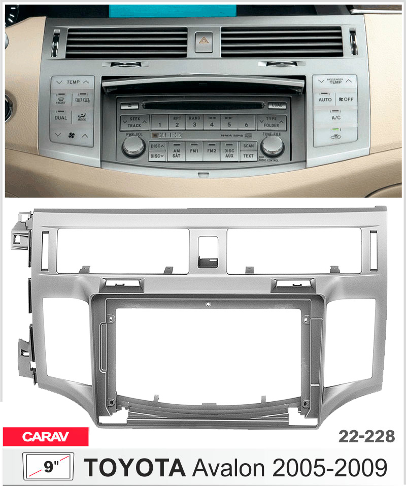 Переходная рамка Toyota Avalon Carav 22-228